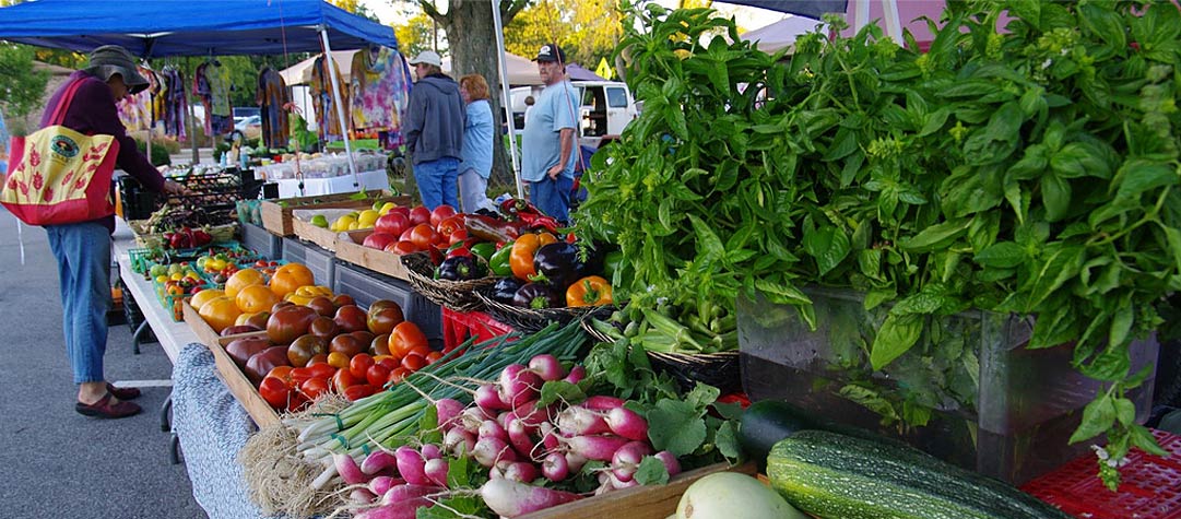 The local farmer's market